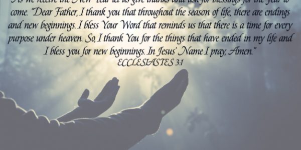 Prayer for the New Year