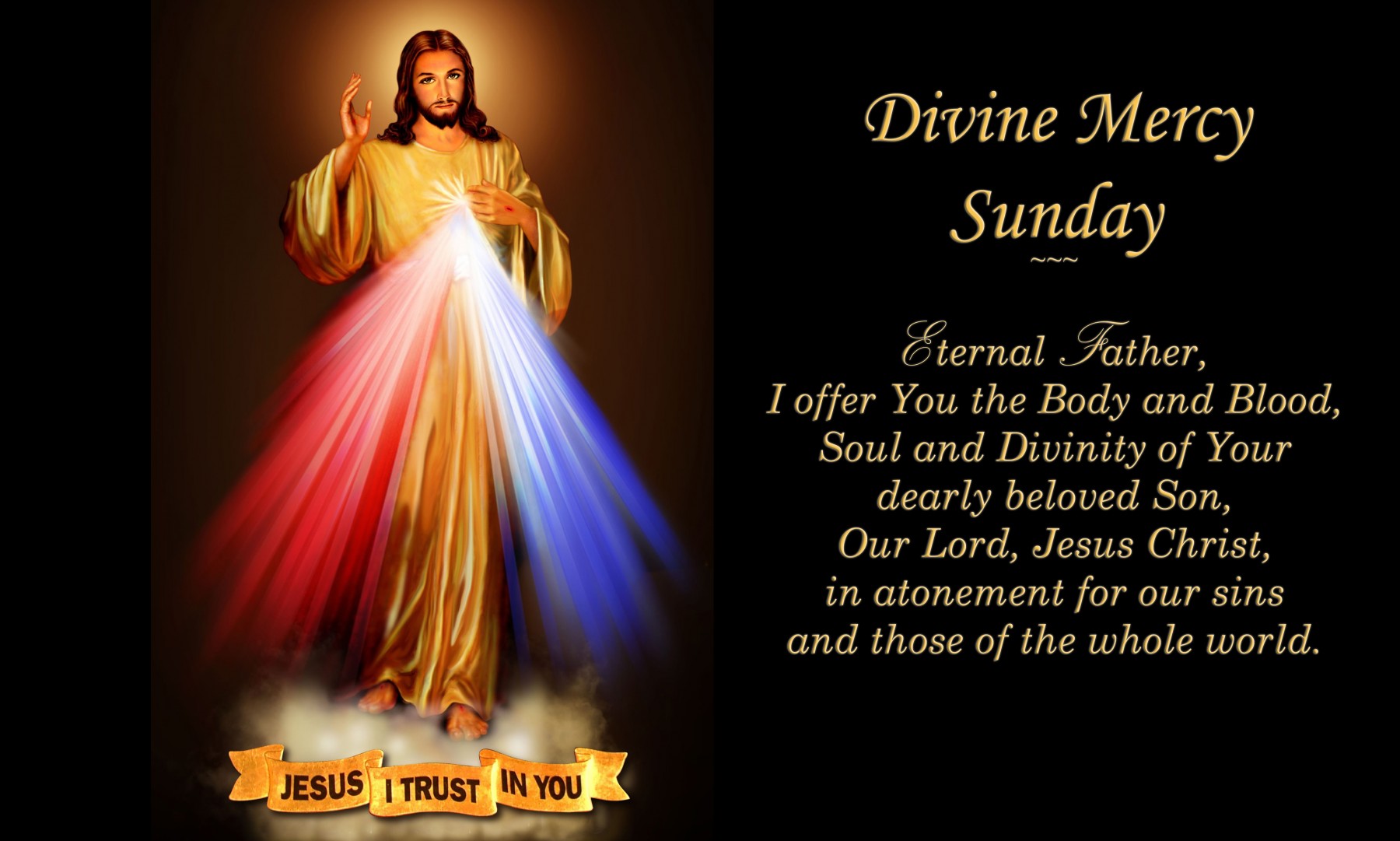 Divine Mercy Sunday | Our Lady of the Mountains